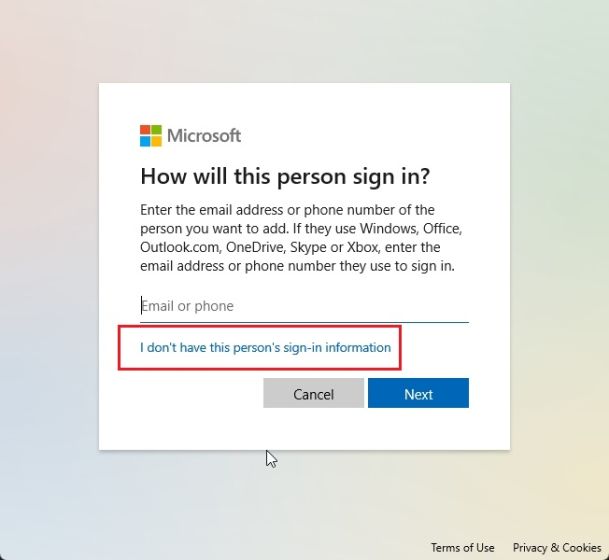 Create a Local Account on Windows 11 After Installation