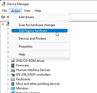 6. Fix for Bluetooth Not Showing in Device Manager on Windows 11