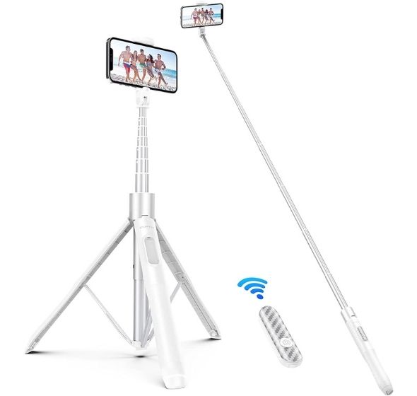 USED ATUMTEK Bluetooth Selfie Stick Tripod, Extendable 3 in Selfie  Stick/25