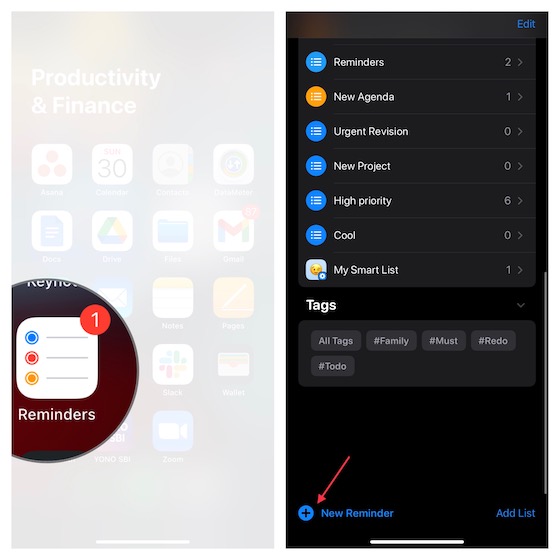 Créer Un Nouveau Rappel Sur Iphone Et Ipad 