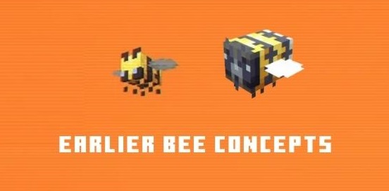 Frühere Bienenkonzepte von Minecraft