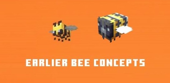 Earlier Bee Concepts of Minecraft