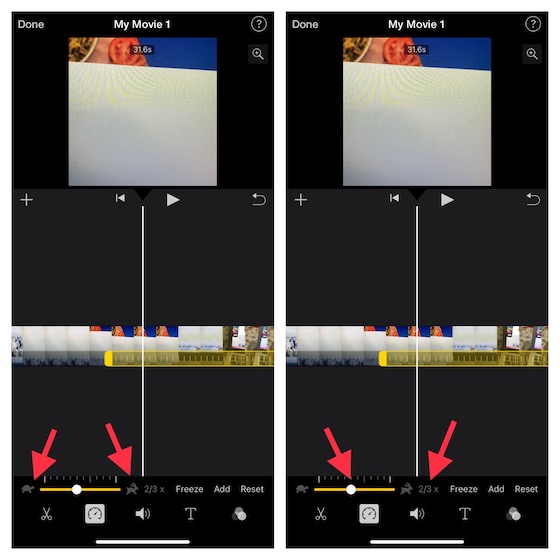 Réglage Précis De La Vitesse Vidéo Dans Imovie Sur Iphone Et Ipad 