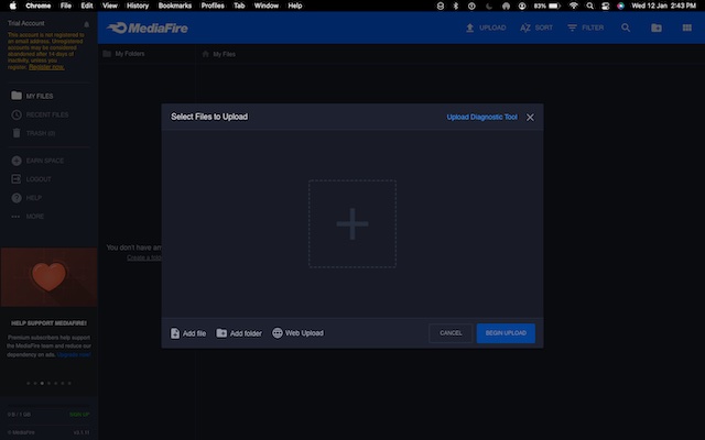 MediaFire cloud service