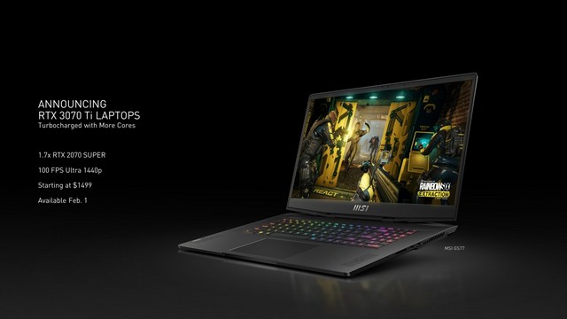 CES 2022: Nvidia Unveils GeForce RTX 3080 Ti, RTX 3070 Ti for Laptops