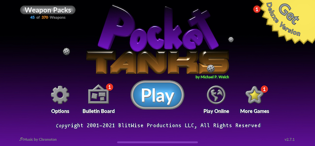 Pocket Tanks for iPhone and iPad