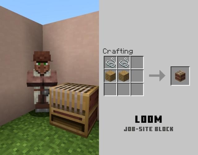 Shepherd with Loom in Minecraft