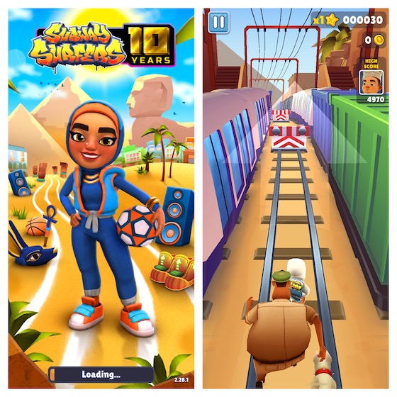 Subway Surfers for iPhone and iPad 