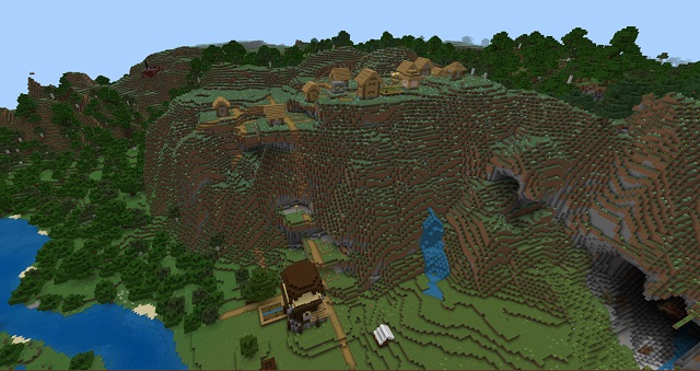 Flat Lucky map for Minecraft PE 1.18.0