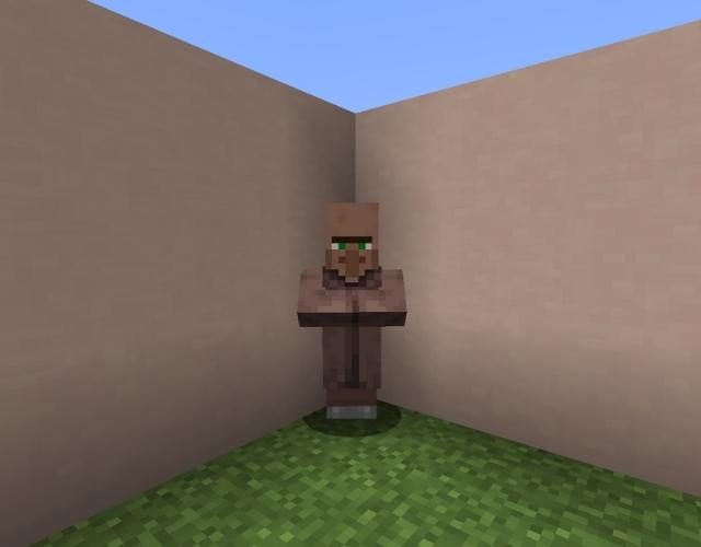 Unemployed Villager in Minecraft