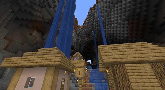 Village Inside a Ravine