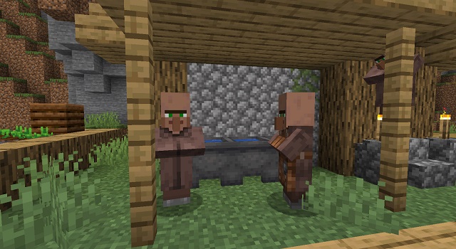 Villagers in Minecraft