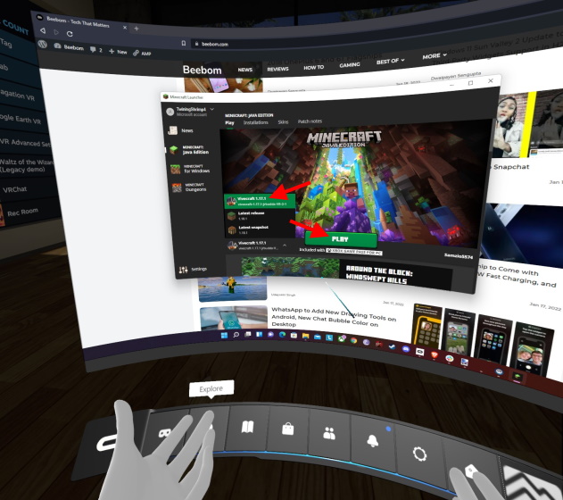 How to Play Minecraft VR on Oculus Quest 2 2 (2022)