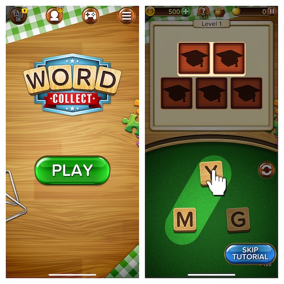 Word Collect word puzzle game for iPhone and iPad 