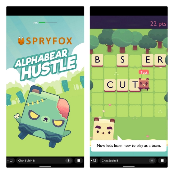 صخب alphabear - أفضل ألعاب Snapchat