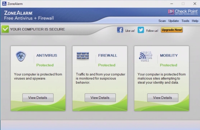 6. برنامج ZoneAlarm Free Antivirus