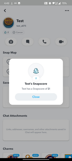 Vérifier Le Snapscore Des Amis