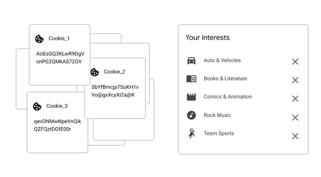 cookies vs topics illustration