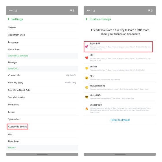 How to Change Snapchat Emojis in 2022 (Easiest Guide) | Beebom