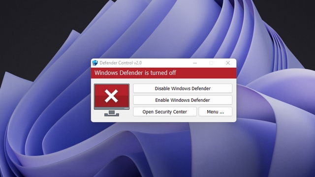 Defender control windows 11