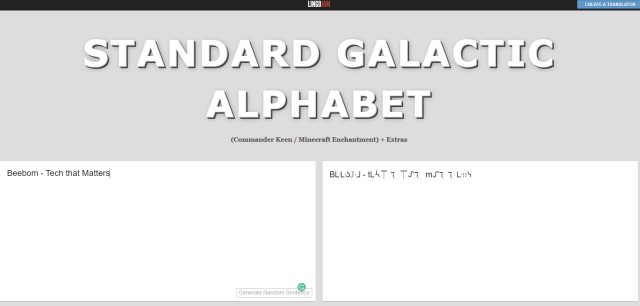 lingojam - minecraft enchanting table language translator - online