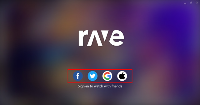 Connectez-Vous À L'Application Rave