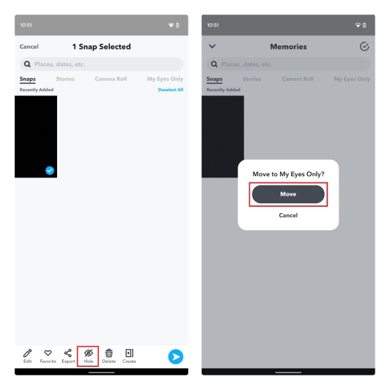 How to Get 'My Eyes Only' on Snapchat Account in 2022 (Guide) | Beebom