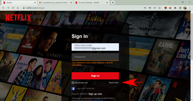 Need Help Button On Netflix