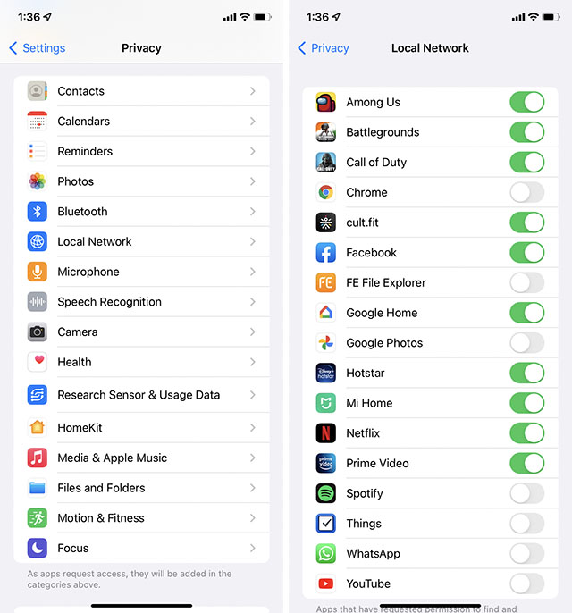 How to Manage Privacy on Per-App Basis on iPhone