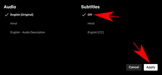 How to Turn Off Subtitles on Netflix