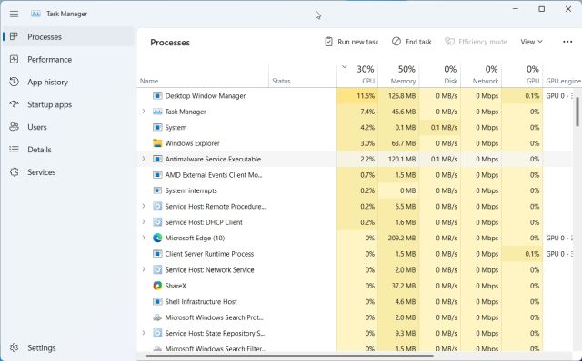 2. New Task Manager