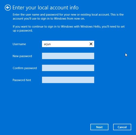 Méthode 4 : Passer D'Un Compte Microsoft À Un Compte Local