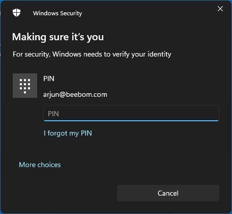 Entrez Le Code Pin Ou Le Mot De Passe Du Compte Microsoft