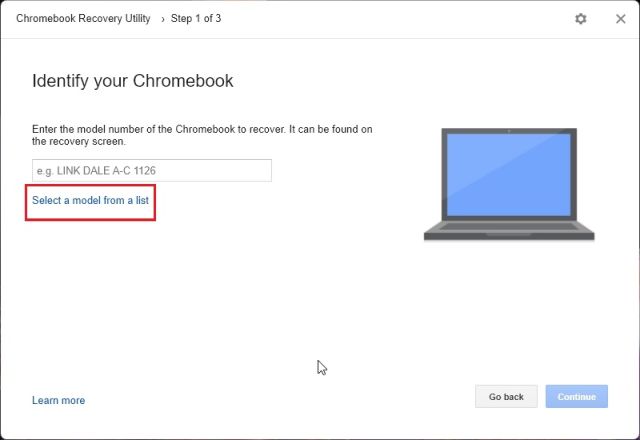 Flash Chrome OS Flex على محرك USB الخاص بك