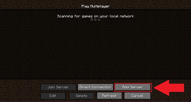 Agregar servidor en Minecraft Java