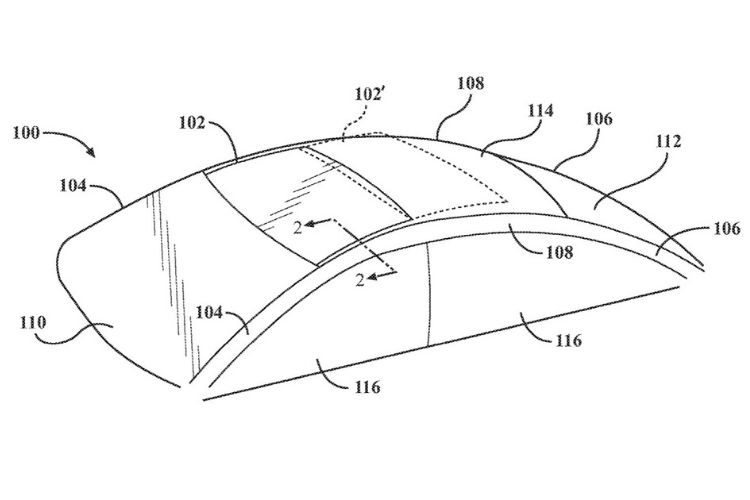 Apple car advanced sunroof patent