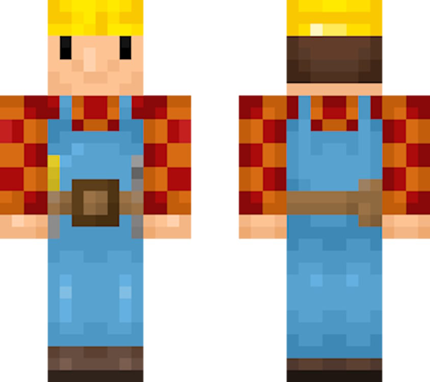Bob the Builder Minecraft skin