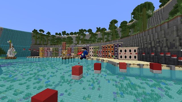 Minecraft parkour introduces