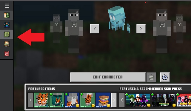 Classic Skins Icon on Bedrock
