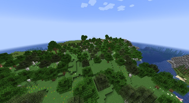 Classic minecraft biome