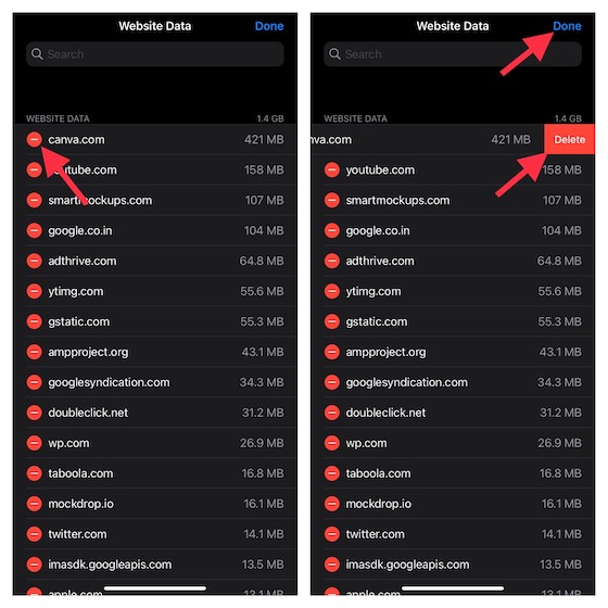 Delete Specific Cookie in Safari