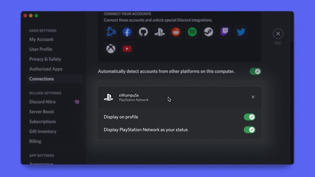 link PlayStation Account with Your Discord Profile