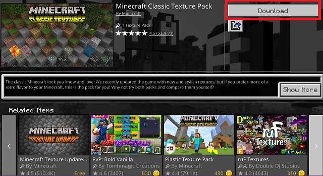 Classic Textures Fix for Minecraft Pocket Edition 1.18