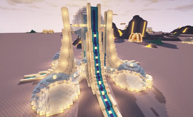 Easy Minecraft Futuristic Base