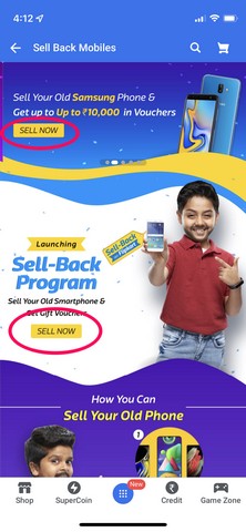 flipkart sell now option to sell smartphone