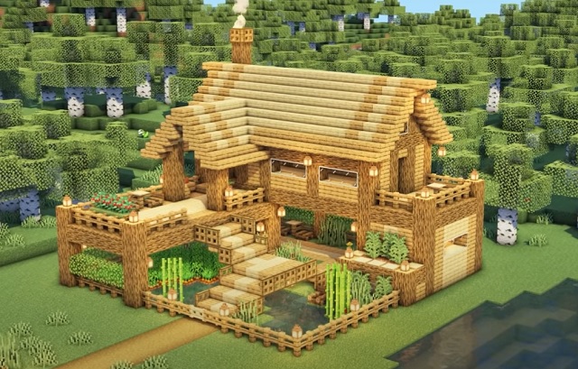 Minecraft'ta bir Survival Farm House nasıl inşa edilir