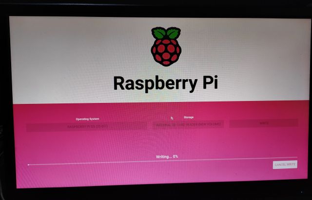 write raspberry pi os