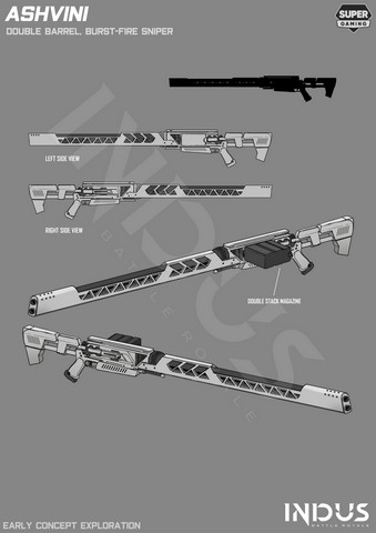 SuperGaming Indus battle royale ashvini gun