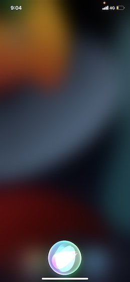 Invoke Siri on iPhone