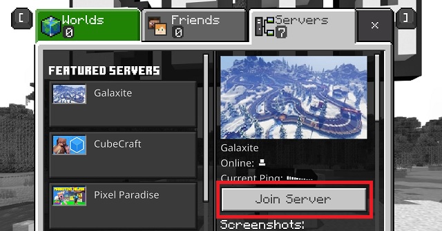 How to join minecraft servers on PS3 